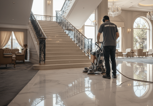 İstanbul mermer cilalama uzman ekibi profesyonel zemin bakımı ve mermer parlatma uygulaması